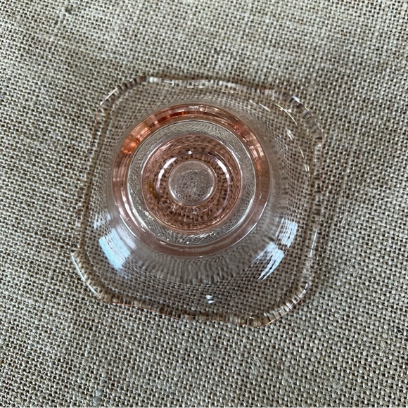Vintage Pink Depression ~ Glass Candlestick holder - Picture 6 of 7